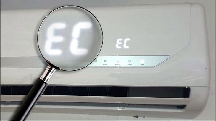 Máy lạnh Alaska Inverter bị lỗi EC