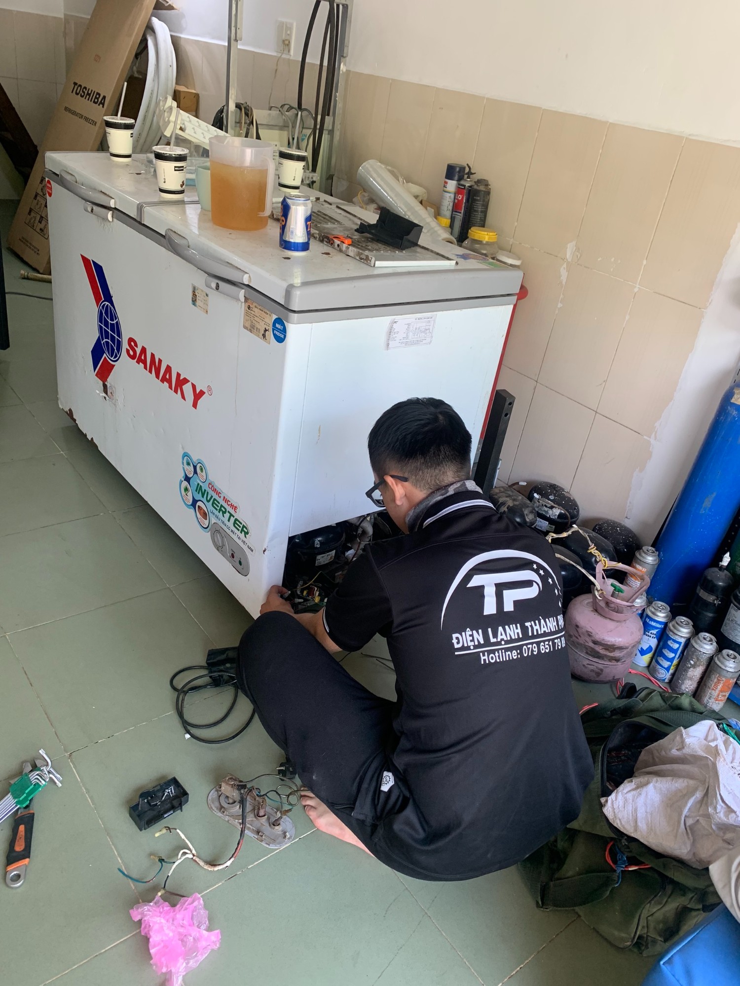 Sửa chữa tủ đông quận Tân Phú