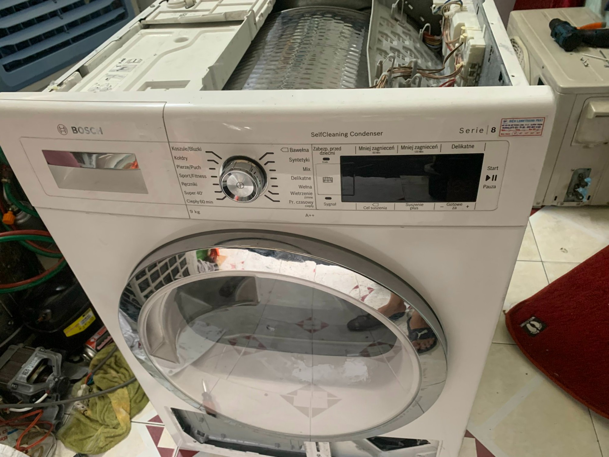 Sửa chữa máy giặt quận Tân Phú tại nhà