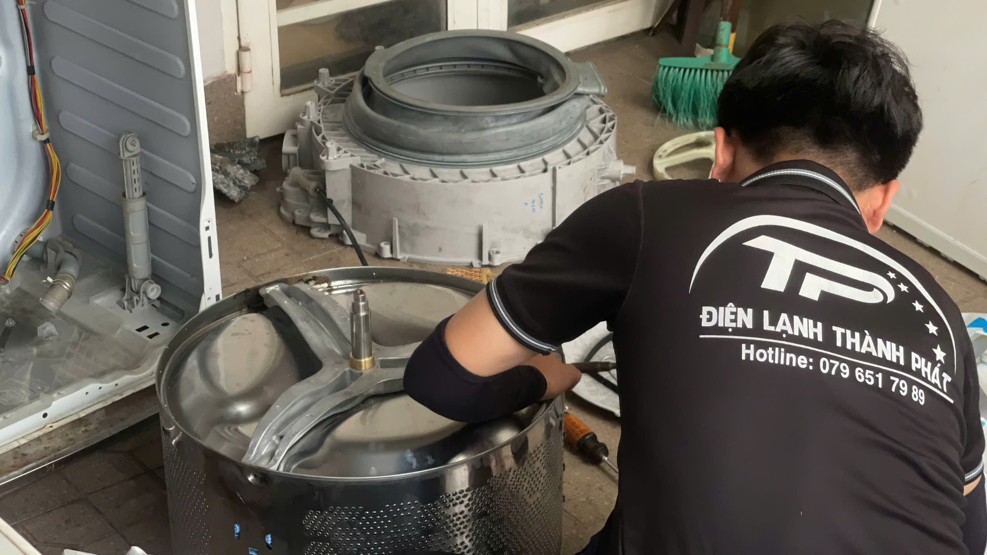 vệ sinh máy giặt phường Diên Hồng