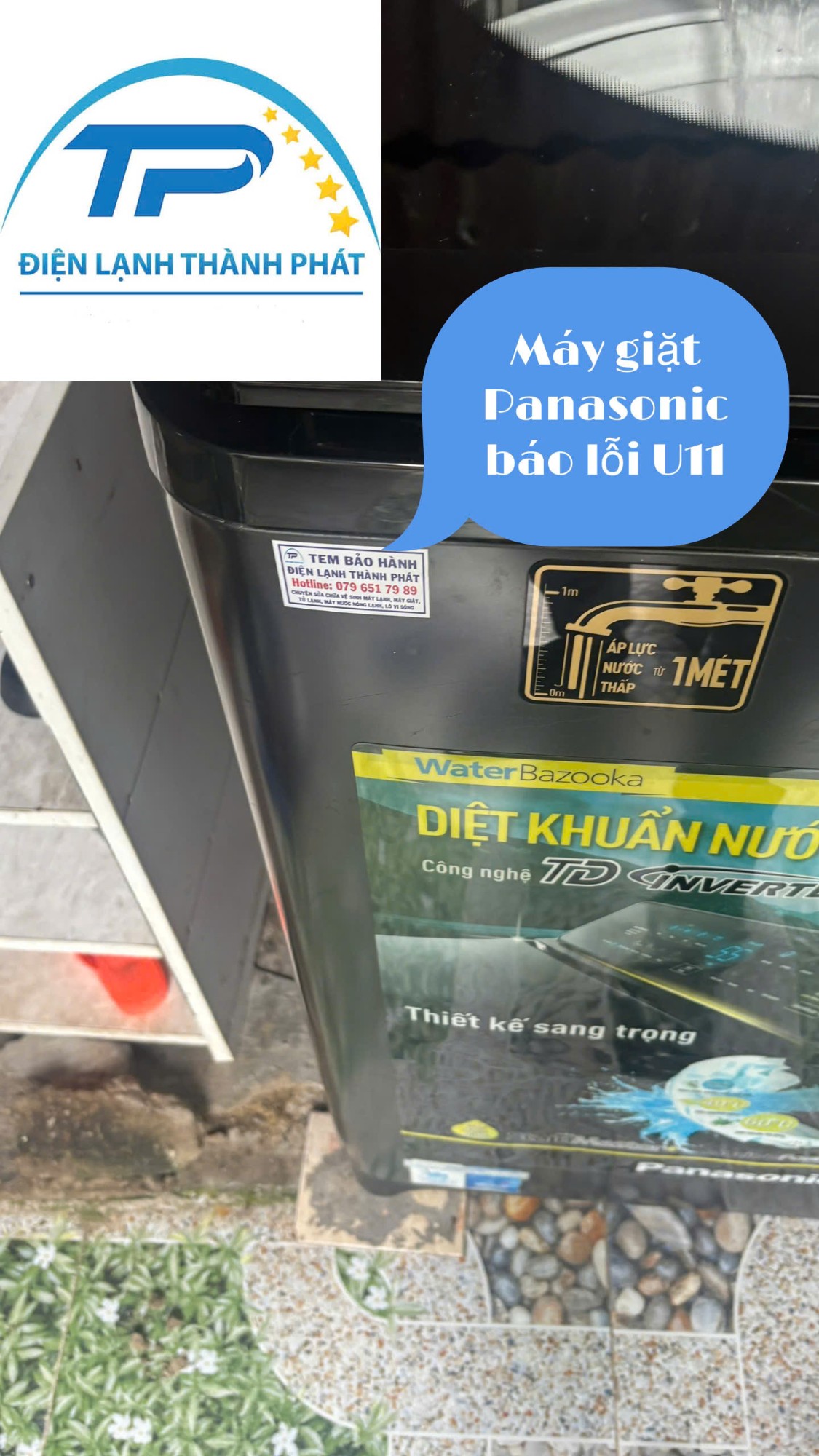 Máy giặt Panasonic báo lỗi U11