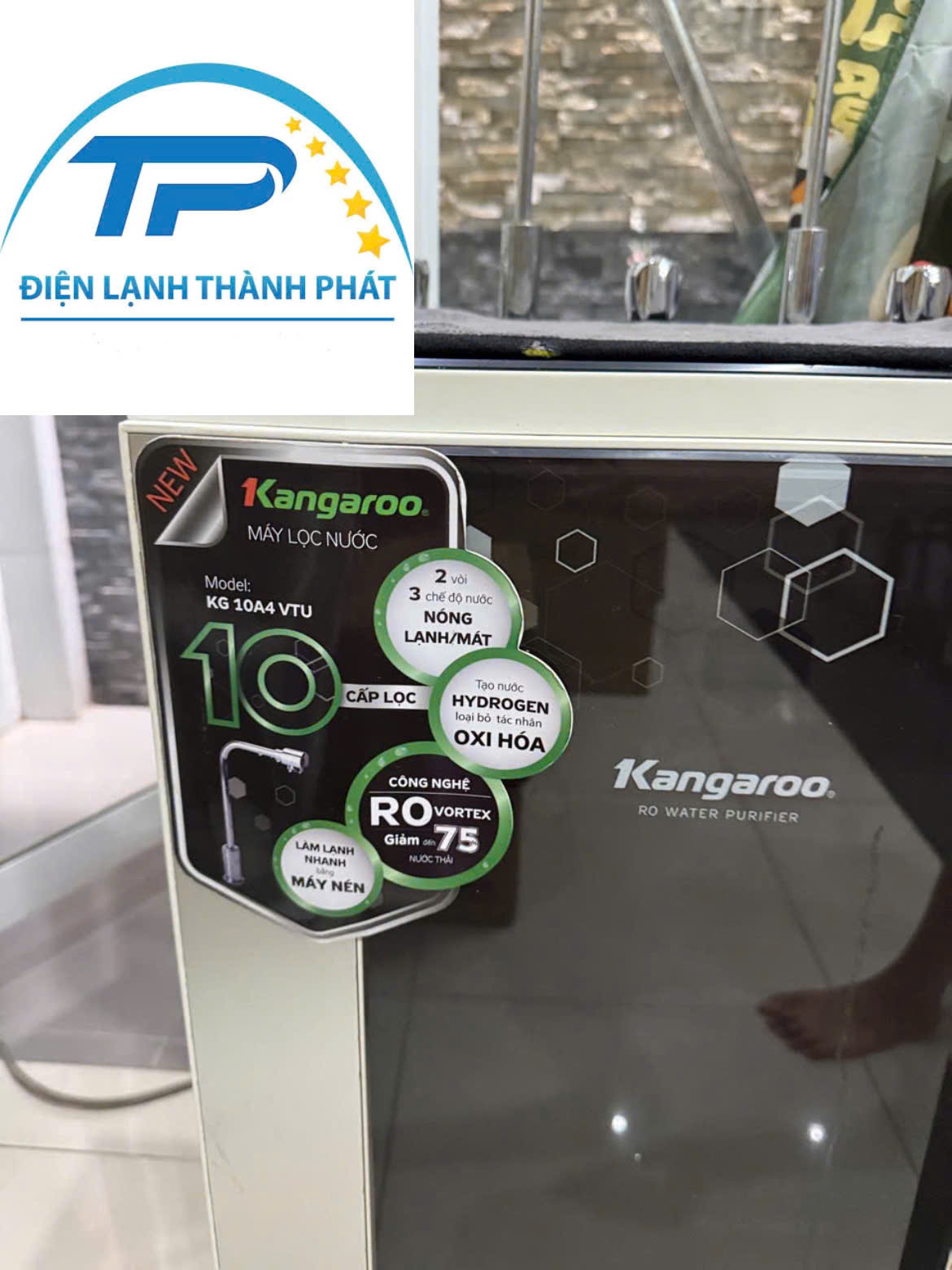 thay lõi lọc máy lọc nước kangaroo