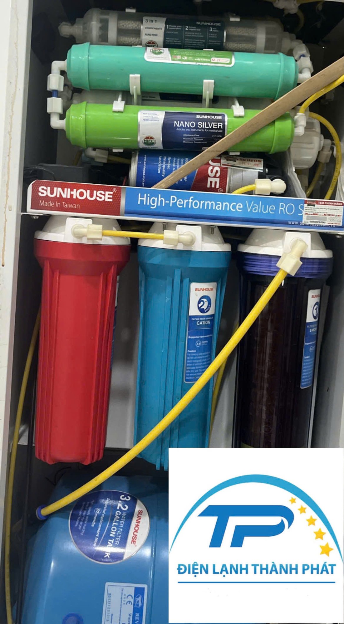 thay lõi lọc sunhouse